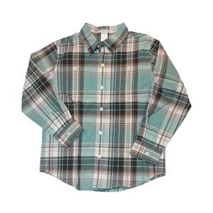 Janie and Jack Vintage Airplane Button-Down Shirt 6